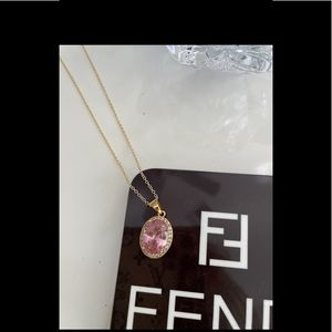 Pink Stone Necklace